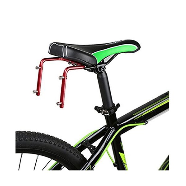 ECYC Bicycle Seat Post Double Water Bottle Holder Red Bottle Cage Rack