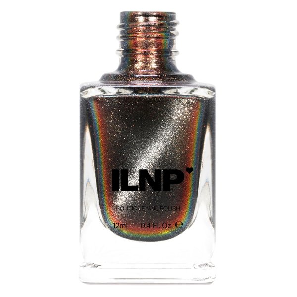 ILNP Dark Matter - Black to Red Magnetic Nail Polish