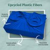 SHIKIWRAP Reusable Cloth Gift Wrap – Extra Large 36" Deep Blue Eco-Friendly Reversible, Stretchy Furoshiki Fabric Wrap for Birthday Gifts, Holidays, Special Occasions & Sustainable Living