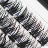 Vayator 120pcs Wide Cluster D Curl Professional Makeup Individual Cluster Eyelashes Grafting Fake False Eyelashes Eyelash Extension Individual Eyelash (10-12-14-16mm Mixed)