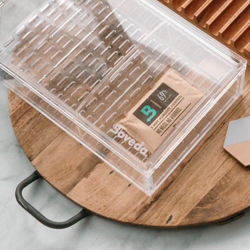 Boveda 69% Two-Way Humidity Control Packs For Plastic & Wood Humidifier Boxes & Zip Lock Bags – Size 60 – 12 Pack – Moisture Absorbers – Humidifier Packs – Individually Wrapped Hydration Packets