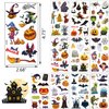 215 Pcs Halloween Temporary Tattoos for Kids, Halloween Kids Tattoos Temporary Stickers, Temporary Halloween Tatoos for Kids Halloween Goodie Bag Fillers and Party Favors Supplies