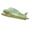 Chewy, The Teeth-32 Airplane Teething Toy 100% Natural Havea Rubber Green