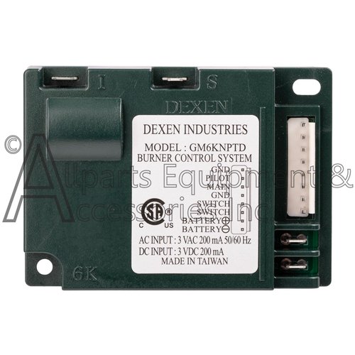 Dexen GM6KNPTD OEM CSA Certified Control Module Dual AC/DC Voltage White Label | Replaces GM6K Part Number 593-595 (Yellow Label) and GM6KA Part Number 593-592 (White Label)