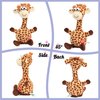 Hopearl Talking Giraffe Repeats What You Say Shaking Head Electric Interactive Animated Toy Speaking Plush Buddy Birthday Gifts for Toddlers, 9.5''