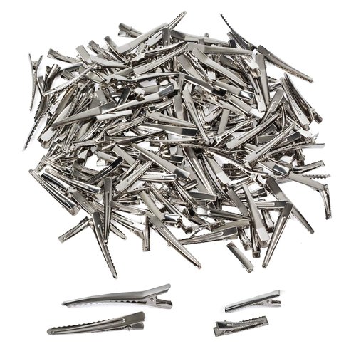CoverYourHair Alligator Hair Clips - 200 Pc Set - Sectioning Clips - DIY Hair Clips - Craft Clips - 3 cm and 6 cm Clips - Hair Styling Clips - Prong Hair Clips - Clips for Bows - Hairdressing Clips