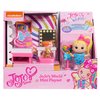 JoJo Siwa JoJo's World Bedroom Mini Playset, Mini JoJo Collectible Figure, 12-pieces, Kids Toys for Ages 6 Up by Just Play