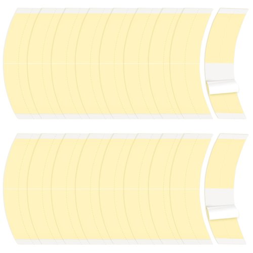 Vlasy 72 Pieces Wig Tape Double Sided Toupee Tape,Waterproof Invisible Hair Tape Lace Tape for Wigs,High Adhesive Wig Tape for Lace Front Wigs Full-cap Wigs Toupee Hair Extensions