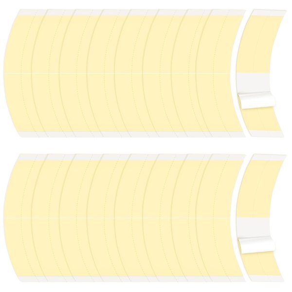 Vlasy 72 Pieces Wig Tape Double Sided Toupee Tape,Waterproof Invisible Hair Tape Lace Tape for Wigs,High Adhesive Wig Tape for Lace Front Wigs Full-cap Wigs Toupee Hair Extensions