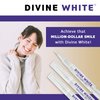 Divine White Snow Teeth Whitening Gel Pen with Brush Tip Applicator Includes 36% Carbamide Peroxide | Compact Design, Travel Friendly, Beautiful White Smile, Oral Care Teeth Whitening Pen, Pack of 3