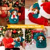 Christmas Stuffed Animals Dog Plush Toy & Christmas Tree Plush Decorations,Christmas Plushies Gifts for Kids,Cute Stuffed Puppy Festival Tree Shaped Plushie,Perfect for Xmas Decor & Storing Toy (2Pcs)
