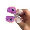 Funny Cartoon Ceratosaurus Dinosaur Hair Clip,Acrylic Hair Clip,Small Claw Clip for Women,Purple