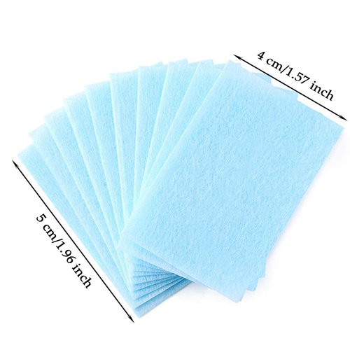 EORTA 1200 Pcs Disposable Nail Wipes Nail Polish Remover Lint Free Cotton Soft Pads for Acrylic Gel Nail, Nail Art, Finger/Toenail Care, 2 Random Colors