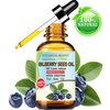 Botanical Beauty BILBERRY SEED OIL 100% Pure Natural Virgin Unrefined Cold Pressed Carrier Oil 0.5 Fl. Oz.- 15 ml for FACE, SKIN, HAIR, NAILS, rich in natural Vitamin C