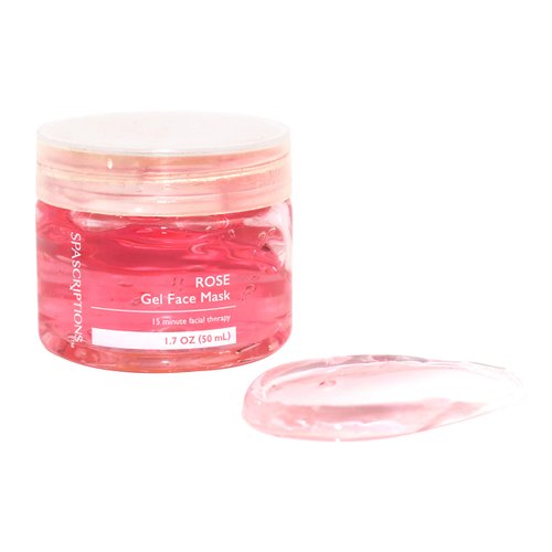 SpaScriptions Rose, Gold & Cucumber Gel Face Mask, 1.7 Oz Each