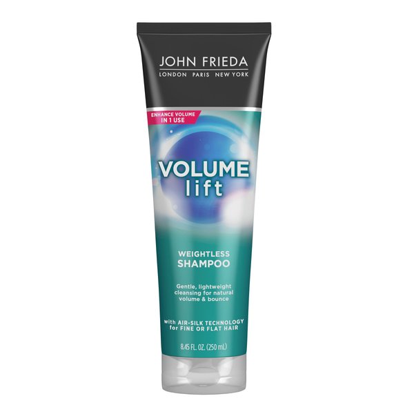 John Frieda Volume Lift Lightweight Shampoo for Natural Fullness, 8.45 Ounces, Safe for Colour-Treated Hair, Volumizing Shampoo for Fine or Flat Hair