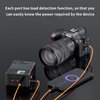 ZGCINE X50 V-Mount Battery,Support 45W PD USB-C Fast Charger,52Wh/14.8V 1.3-inch IPS Screen for Camera Photography