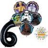Anagram Star Wars 6th Birthday Party Supplies Balloon Bouquet Decorations