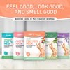 Soft Touch Foot Peel Mask - Pack of 2 Feet Peeling Masks for Dry, Cracked Heels & Calluses - Exfoliating Foot Mask Peel for Baby Soft Skin, Peach