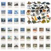 36 Small Animal Figurines Learning & Education Toys, Plastic Realistic Dinosaur Zoo Jungle Safari Sea Ocean Animal Figures, Preschool Learning Activities Matching Game Science Toys