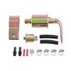 Universal Electric Fuel Pump E8012S Low Pressure 5-9 PSI 12V Inline Transfer Diesel Fuel Pump Replacement For Gasoline Diesel Carburetor Engine With Installation Kit 30 GPH 5/16 Inch P60430 FD0002