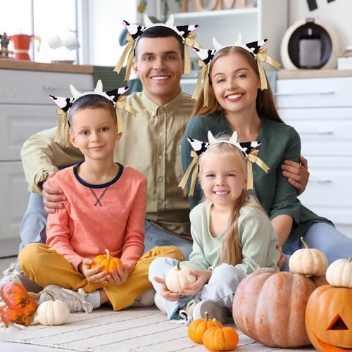 Cow Ears Headband, Animals Ears Headband, Cow Costume Headband, Cute Hair Accessories for Halloween Costume Party