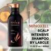 MINOXELL Scalp Intensive Shampoo - Peptide Shampoo Anti-Hair Loss Shampoo for Men Women Korean Hair Regrowth & Thickening with Panthenol Biotin, Paraben Free (13.52 fl oz)