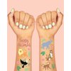 xo, Fetti Jungle Temporary Tattoos - 36 styles | Elephant Arts + Craft, Wild Animal Birthday Party Supplies, Giraffe Safari Baby Shower, Tiger