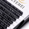 Eyelash Extensions 0.10 D Curl Natural Faux Mink Eyelash Extensions Individual Lashes Extension 11mm Tray Salon Use by EYEMEI