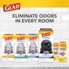 Glad Trash Bags, Small Drawstring Garbage Bags with Clorox, 4 Gallon Grey Trash Bags, Lemon Fresh Bleach Scent, 80 Count (Package May Vary) (79315)