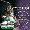 Vet's Best Flea & Tick Waterless Bath Foam for Cats - Flea-Killing Dry Shampoo for Cats - Plant-Based Formula - Certified Natural Oils - 5 oz