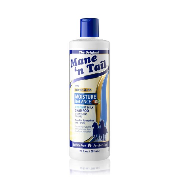 Mane 'n Tail Moisture Balance Shampoo 20oz Coconut Milk & Biotin