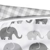 Boppy Nursing Pillow Cover, Premium Quick-Dry Fabric, Gray Elephants, Fits the Original Support Boppy Pillow for Breastfeeding and Bottle Feeding, Cover Only, Nursing Support Pillow Sold Separately