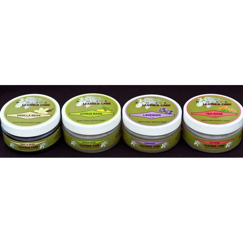 Nunn Finer M.O.S.S. Goat's Milk Saddle Soap - 7 Ounce (Vanilla Bean)