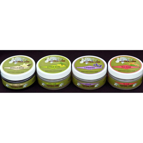 Nunn Finer M.O.S.S. Goat's Milk Saddle Soap - 7 Ounce (Vanilla Bean)