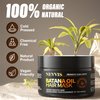 Raw Batana Oil for Hair Growth Dr Sebi Organic, Cold Pressed Batana Oil Hair Mask, 100 Percent Pure Batana Oil from Honduras, Prevents Loss, Moisturizes Scalp, Restores Dry Damaged Hair