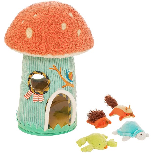 Manhattan Toy Toadstool Cottage Plush Fill & Spill Baby and Toddler Activity Toy