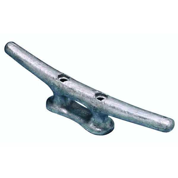 Dock Edge 2808-F Dock Cleat, 8" Galvanised, Silver