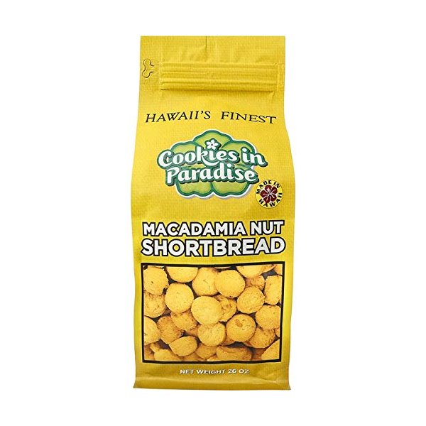 Cookies in Paradise Macadamia Nut Shortbread Cookies 26 oz.