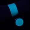 Mysense UV Blacklight Face Paint,Neon Fluorescent Body Paint,Single Water Activated Eyeliner,Water Based Glow in the Dark Makeup for Party Halloween Cosplay,Bright Teal