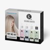 Kashmir Keratin Hair TRY ME KIT KERATIN SMOOTHING TREATMENT Straightening System with Organic Botanicals, Formaldehyde-Free, for Strength, Smoothness and Shine. 0% Formaldehyde 4 Products 3.38 FL.Oz