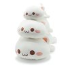 Onsoyours Cute Kitten Plush Toy Stuffed Animal Pet Kitty Soft Anime Cat Plush Pillow for Kids (White Cat, 12")