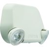 Lithonia Lighting Basics Low Profile Emergency Light, LED Emergency Lights for Business, Ceiling or Wall mount, White Thermoplastic, 120/277V Dual Voltage (EU2L M12)