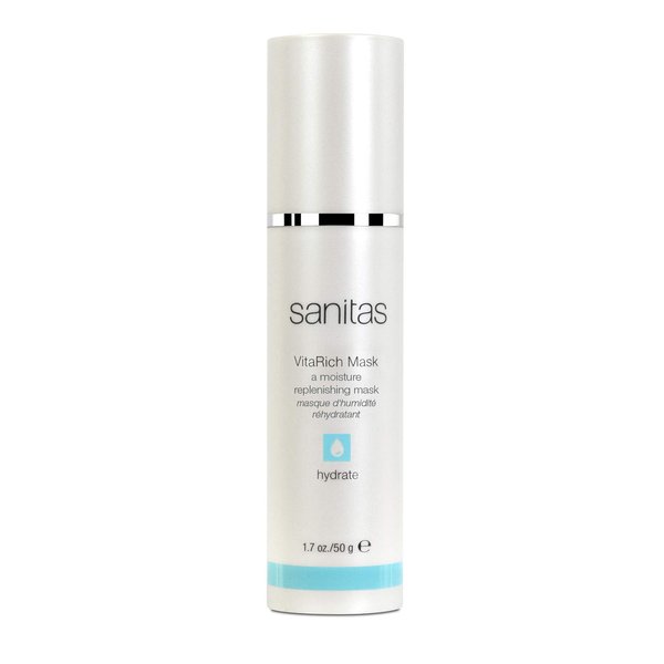 Sanitas Skincare VitaRich Mask, Hydrating Mask for Dry Skin, Multivitamin Blend, Hyaluronic Acid, 1.7 Ounces