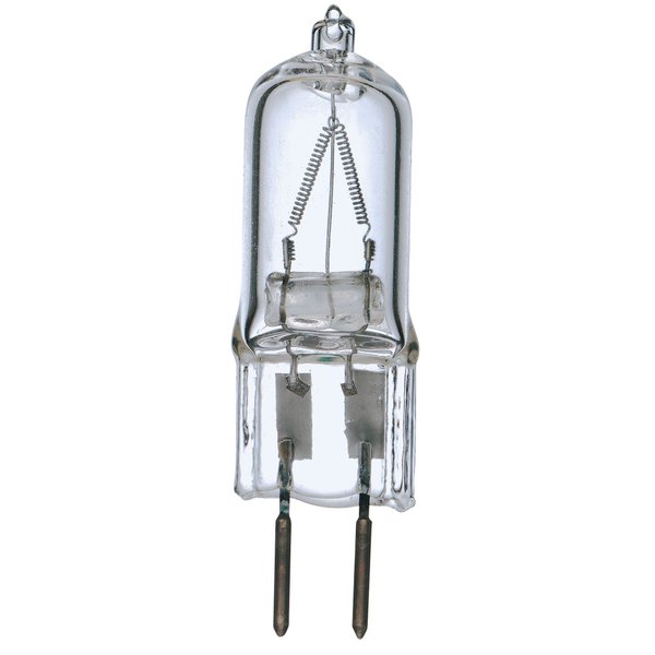 Satco S3197 120V 25-Watt T4 GY6.35 Base Light Bulb, Clear, 1.8 x 1.8 x 2 Inch