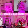 JMEXSUSS Pink String Lights for Bedroom, 200 LED Pink Christmas String Lights Clear Wire, 66ft Pink LED Fairy Lights Plug in for Room Indoor Outdoor Girl's Room Valentines Christmas Tree Decorations
