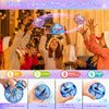 JOYGIFT 2-Pack Flying Orb Ball Toys, 2024 New Magic Flying Ball Toy, Galactic Fidget Spinner Ball with LGB Lights, Rechargeable Hover Ball Boomerang Drone Flying Toys for Kids Adults