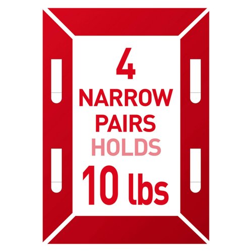 Command Narrow Picture Hanging Strips, Damage Free Hanging Picture Hangers, No Tools Wall Strips for Living Spaces, 12 White Adhesive Strip Pairs. Easy to Open Packaging (24 Strips)
