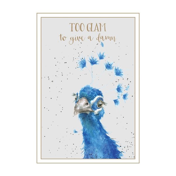 Wrendale Designs Words of Wisdom Greeting Card - GLAMOROUS