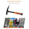 Rock Pick - 28 oz Geological Hammer with Pointed Tip & Shock Reduction Grip - 11.4 Inch